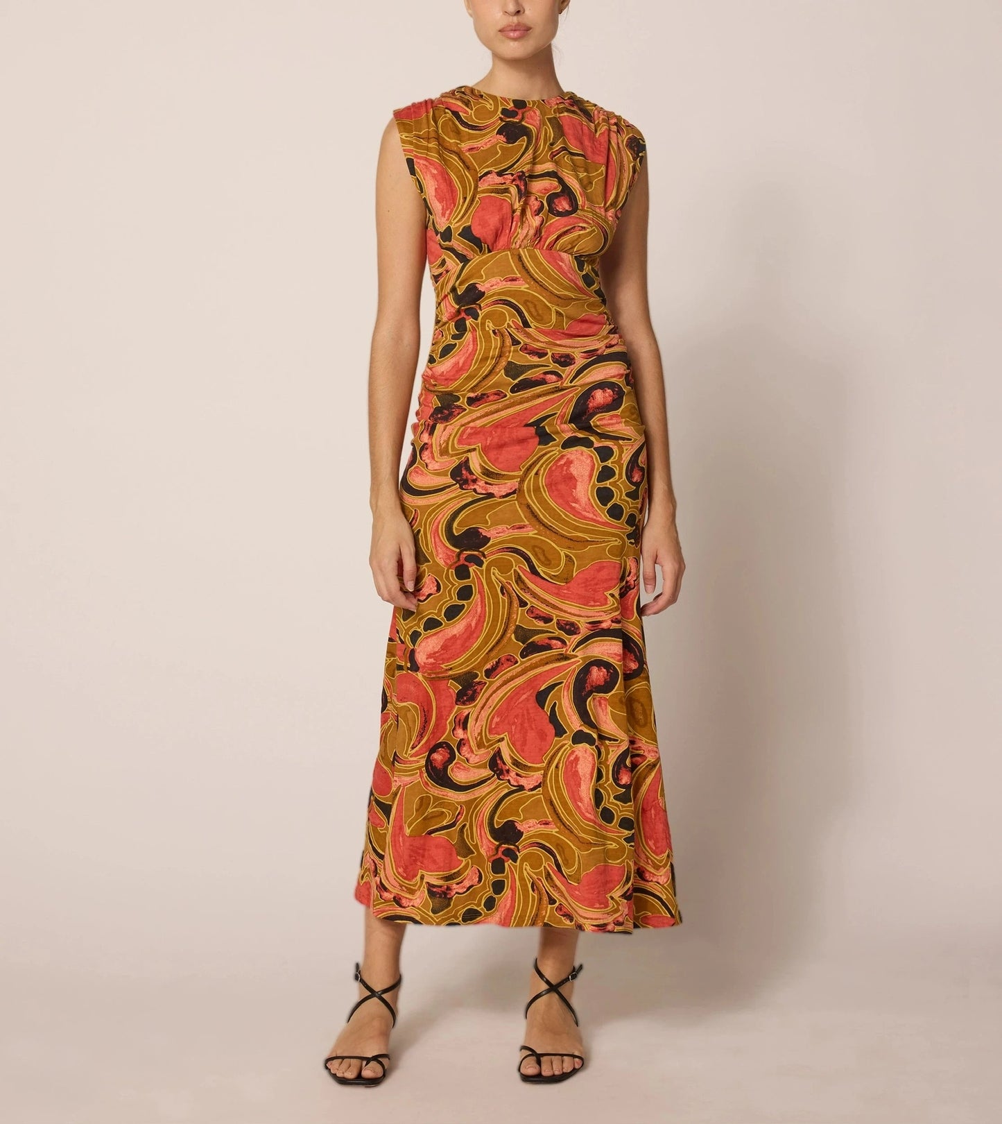 Donna Ankle Dress in Osaria Print