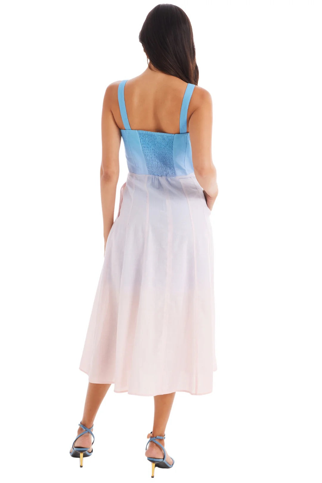 Bella Dress in Dusk Ombré