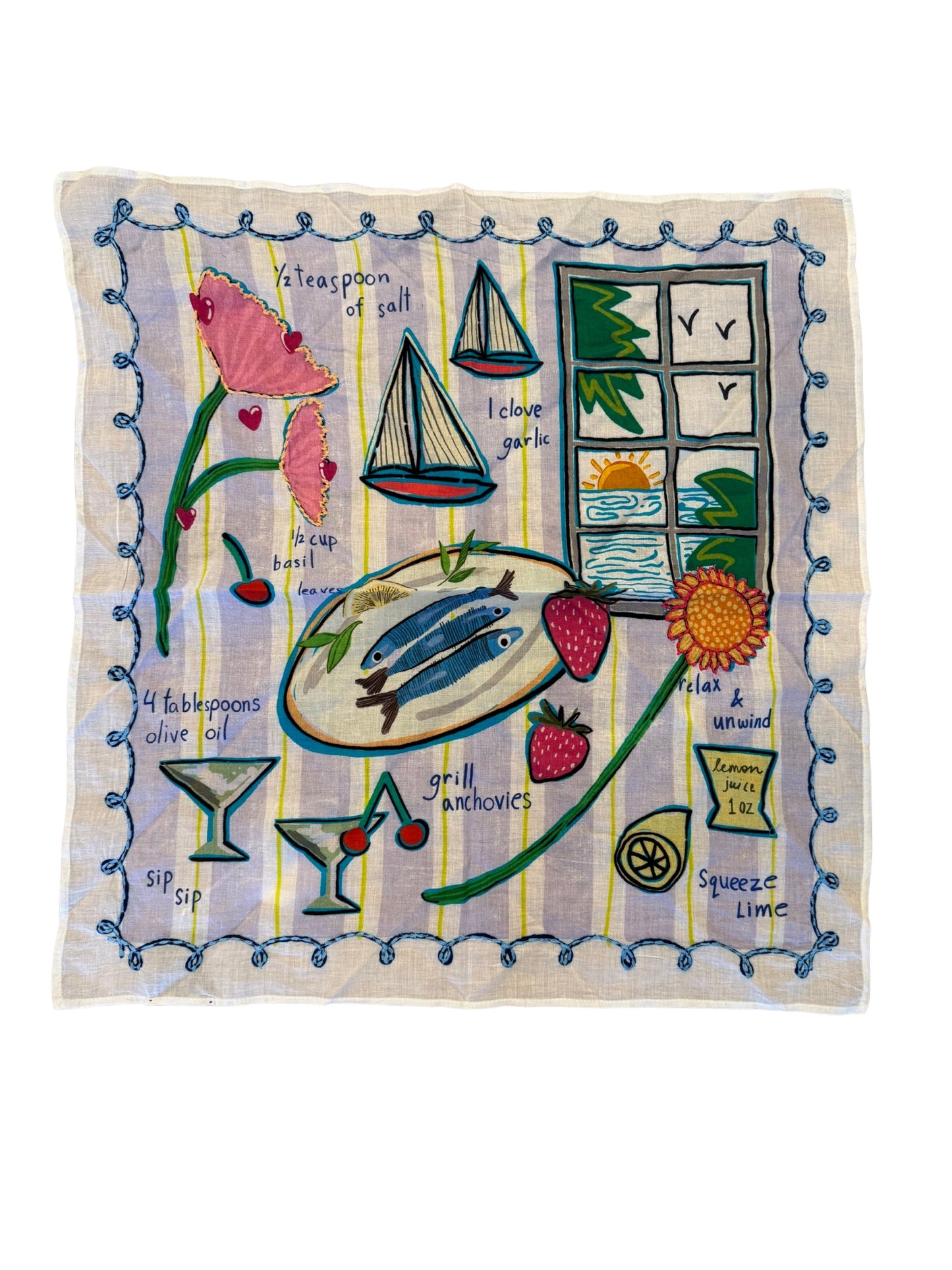 Vismaya Scarf in Ivory