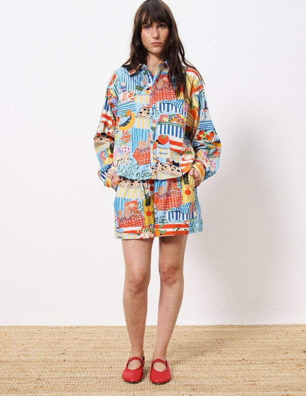 Annea Short in Marche Bleu