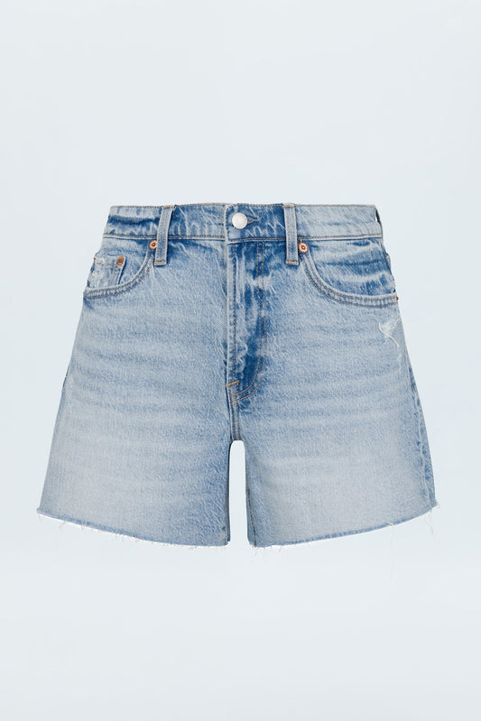 Kennedy Relaxed Mid Rise Cut Off Short in Normandy Vintage