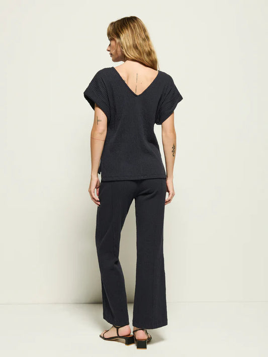 Lottie V Neck Tee in Night Sky