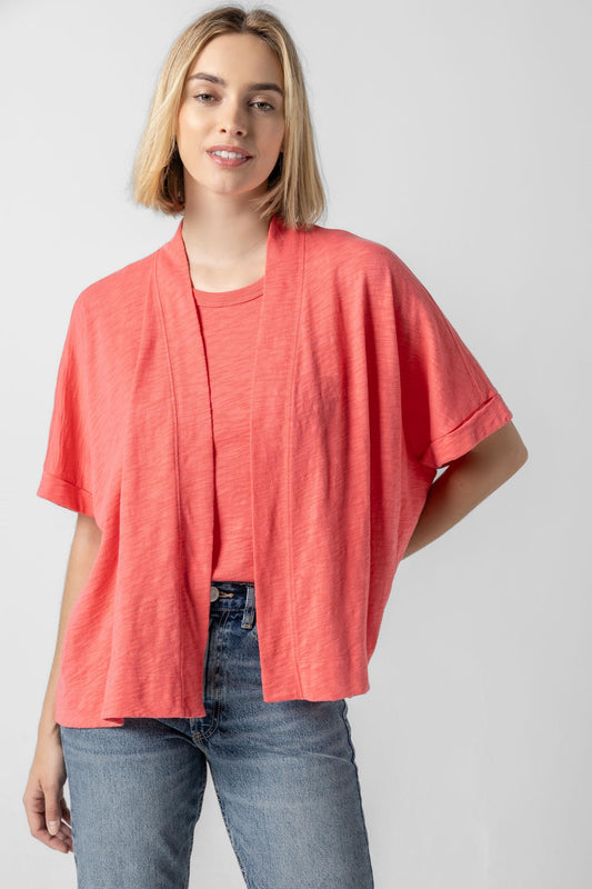 Travel Cardigan in Reef
