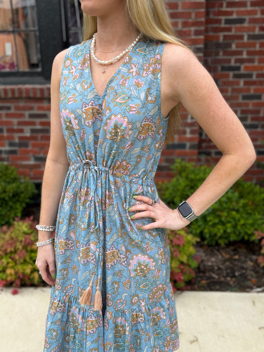 Allison Dress in Powder Blue