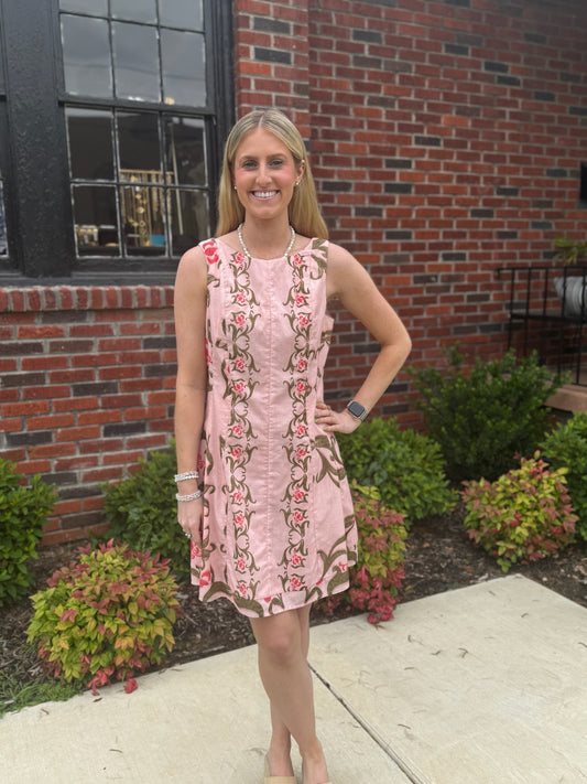 Layla Dress in Blush Design
