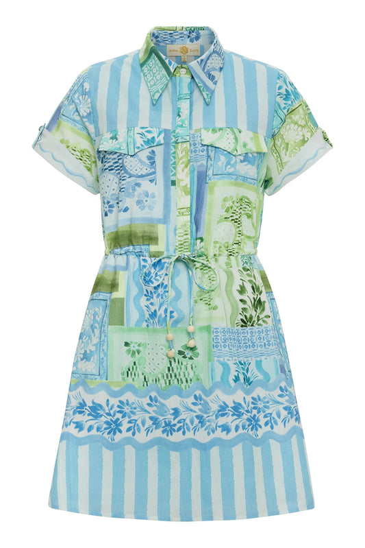 Adeline Dress in Monaco