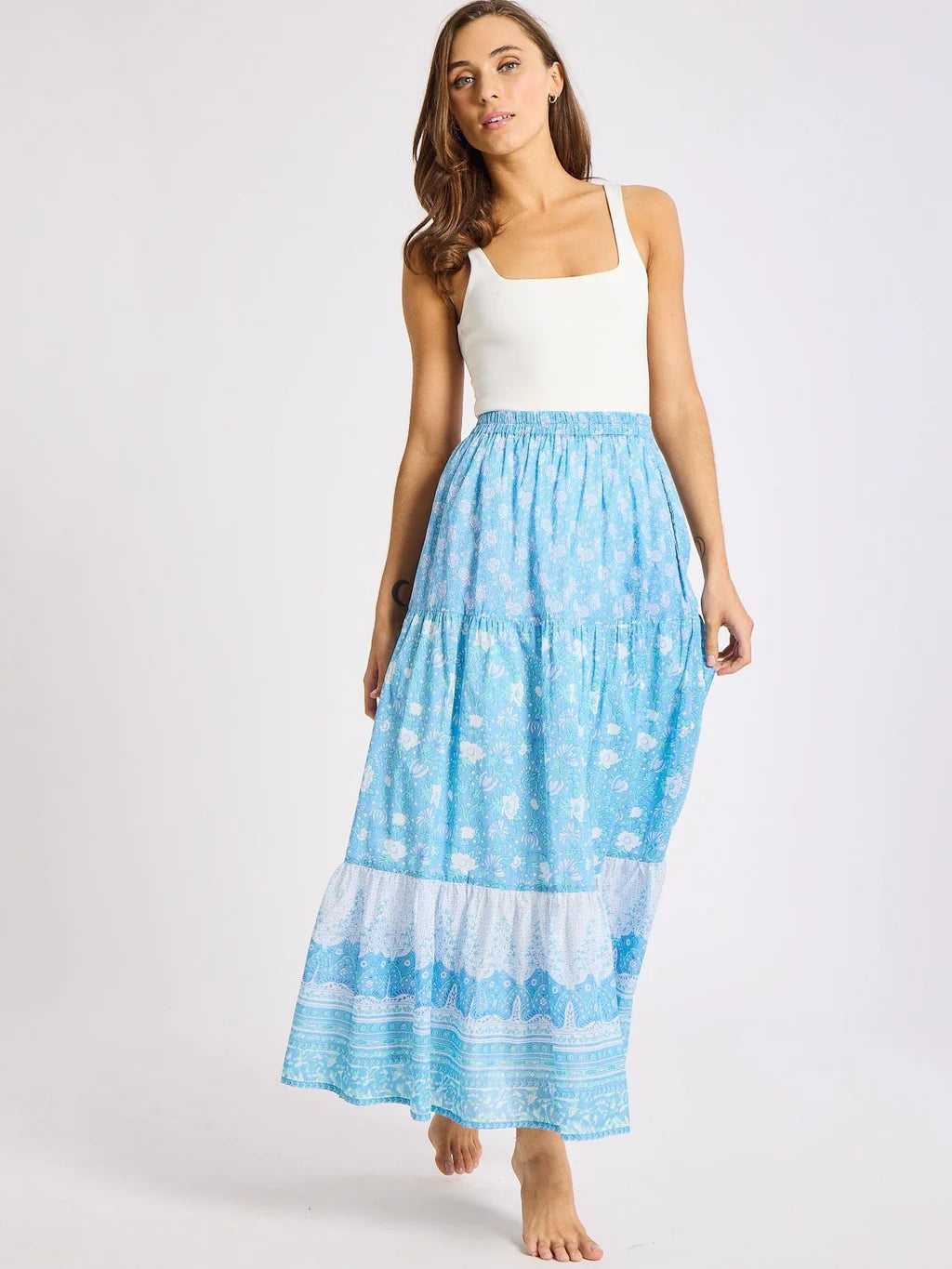 Paola Skirt in Charleston Floral