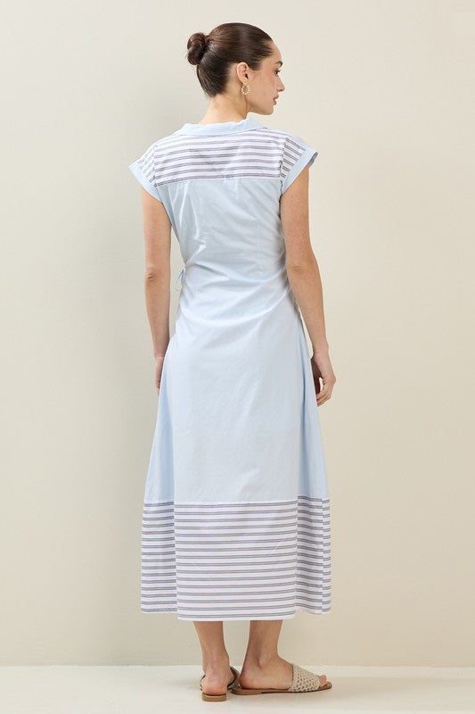Multi Stripe Maxi Dress