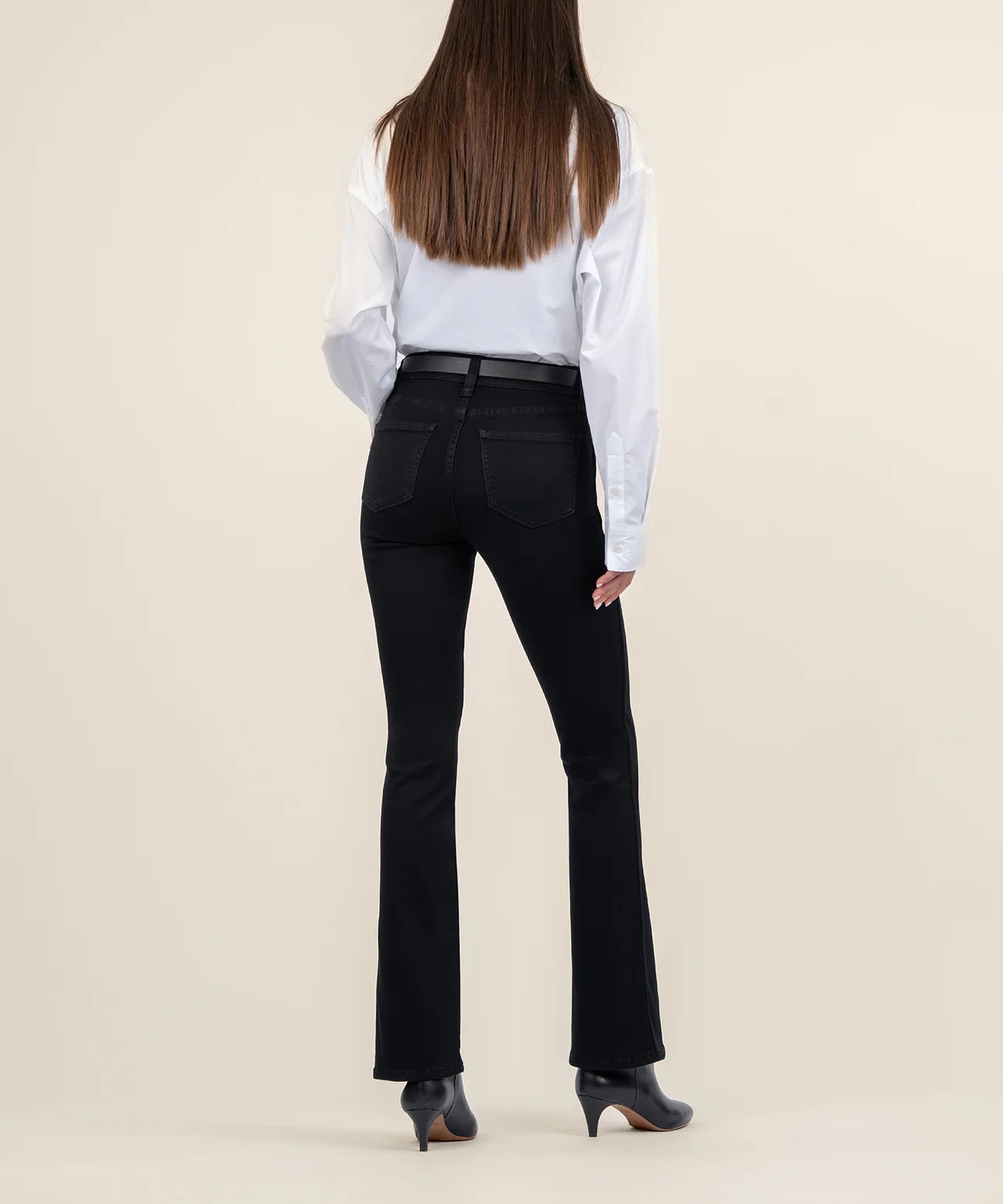 Natalie High Rise Fab Ab in Black