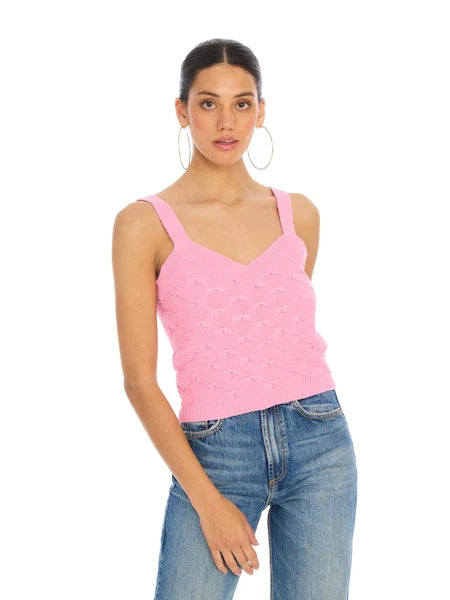 Sweetheart Tank in Candy Pink