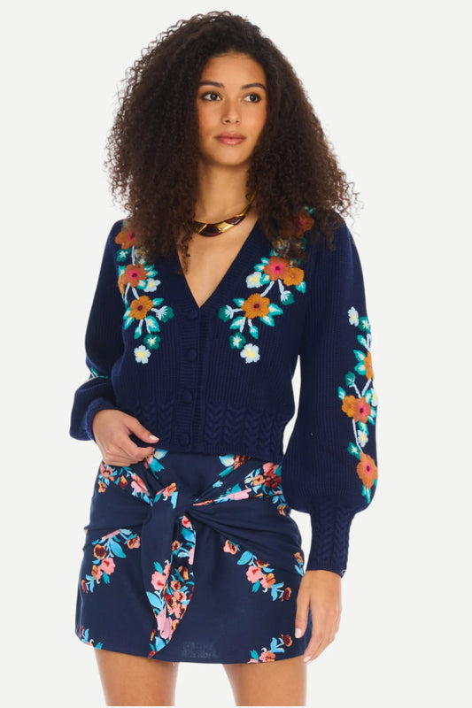 Piper Cardigan in Navy