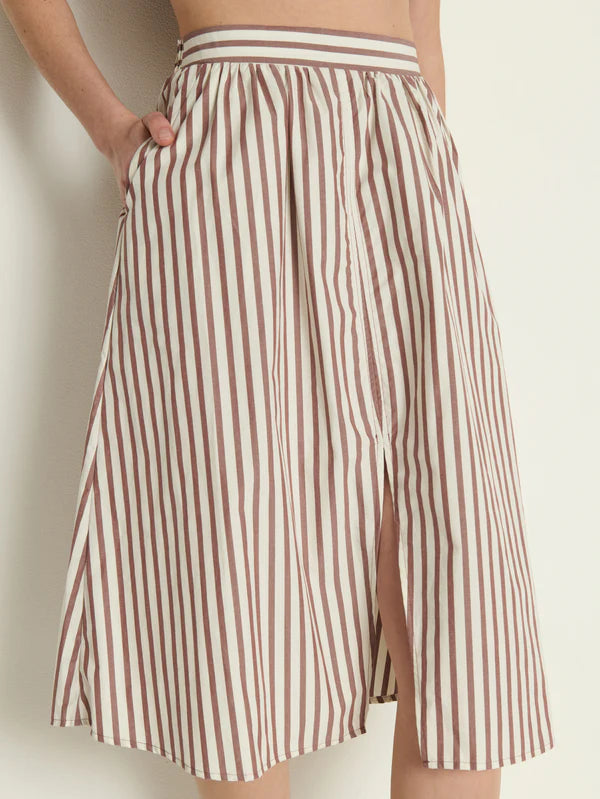 Tatiana Skirt in Sable Stripe