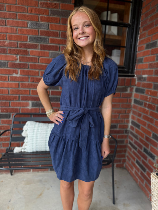 Adri  Dress in Marine Navy