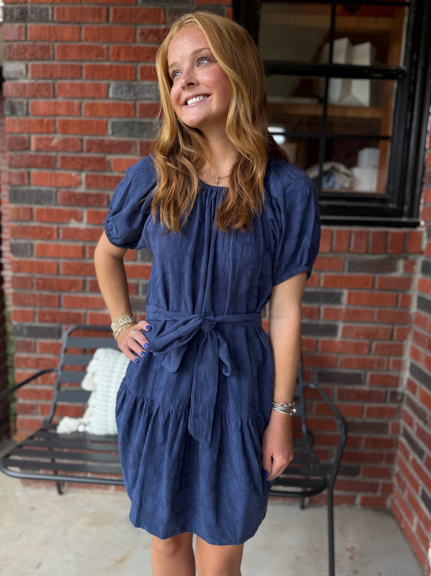 Adri  Dress in Marine Navy