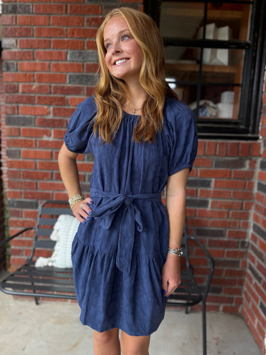 Adri  Dress in Marine Navy