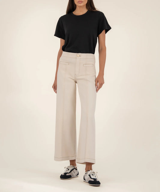 Meg High Rise Wide Leg Jean in Canvas