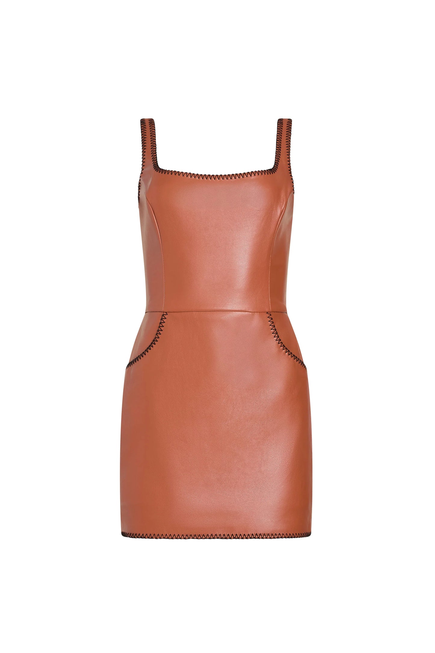 Ginger Skort Romper in Chestnut