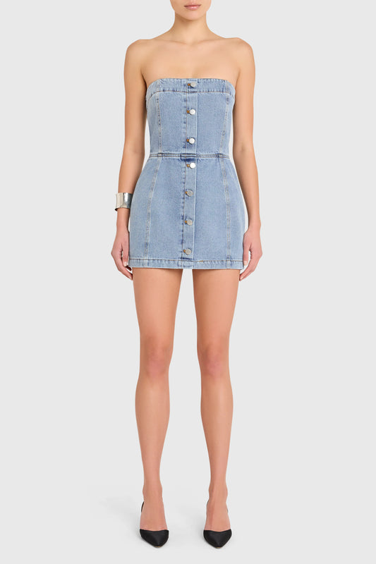 Scorpio Skort Romper in Destiny Wash