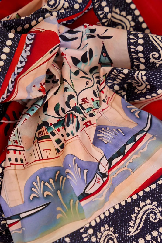 April Dress in Coastal Village