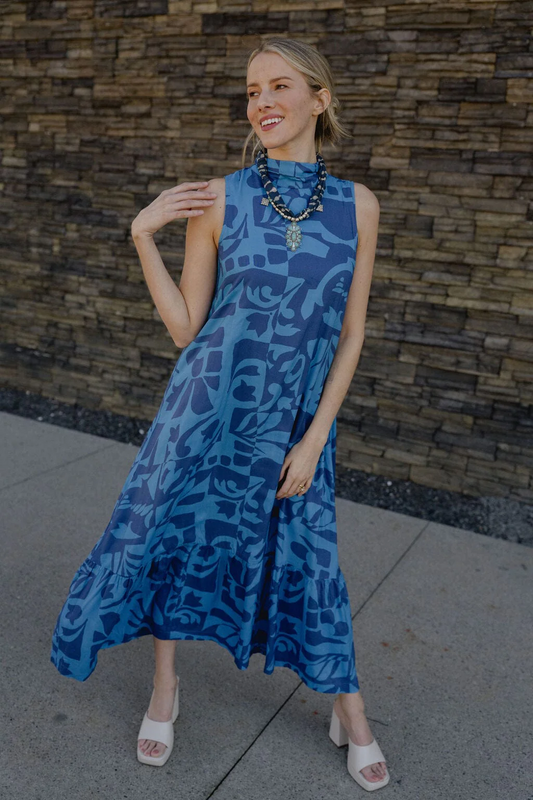 Charlie Maxi Dress Turquoise