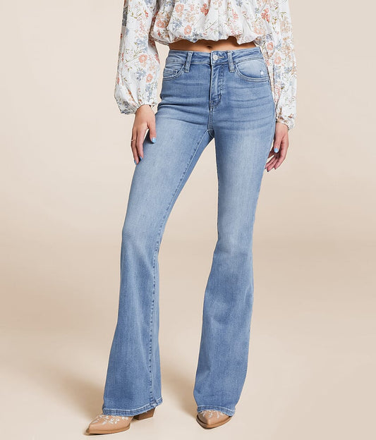 Vervet Bella High Rise Flare Jeans
