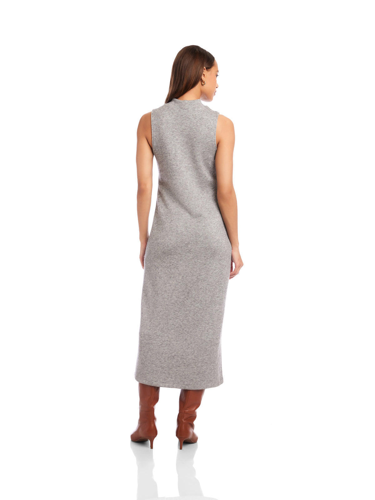 Lauren Button Midi Dress