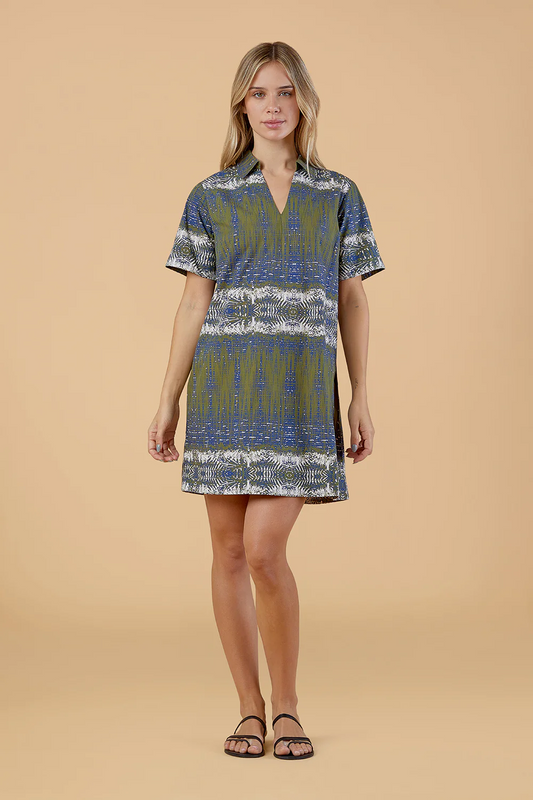 Wells Dress in Wild Palms