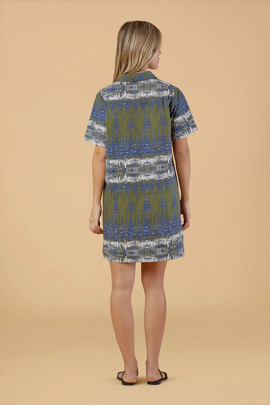 Wells Dress in Wild Palms