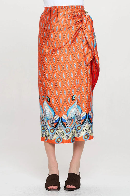 Saffron Paralia Wrap Skirt