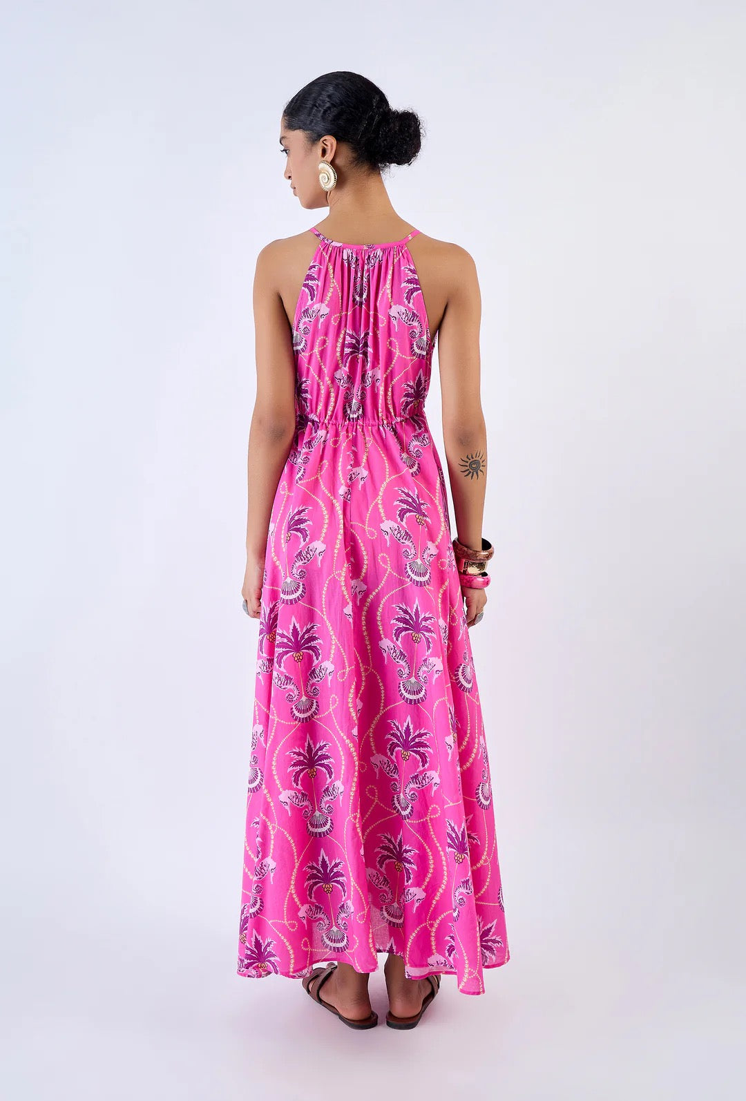 Marina Dress in Paradise Island Pink