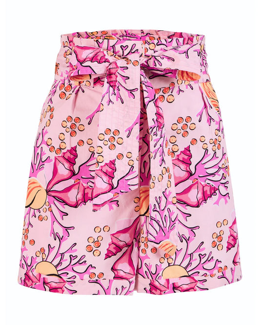 Kylie Shorts in Coral Garden Pink