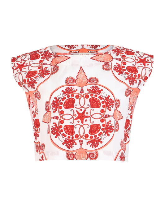 Piper Top in Nautilus Coral