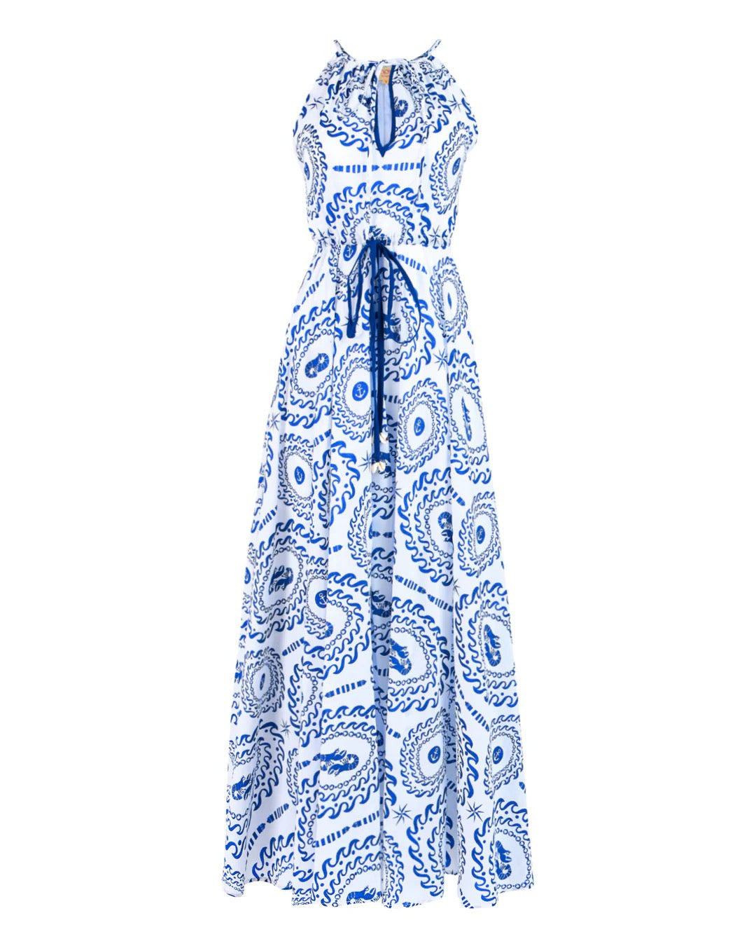 Marina Dress in Sail Away Navy