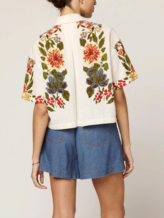 Felicity Blouse in Juliet Print