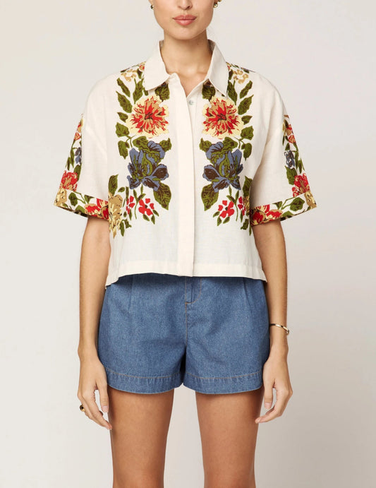 Felicity Blouse in Juliet Print