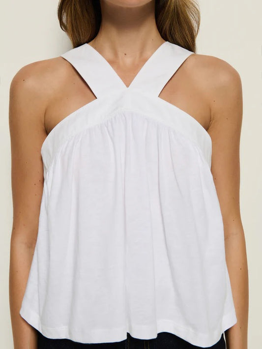 Bibi Halter Top White