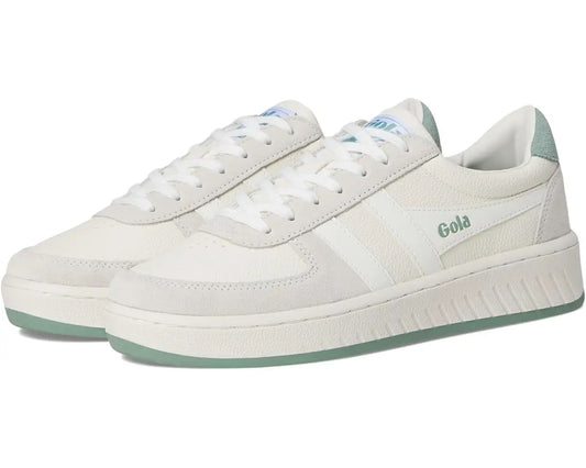 Grandslam Sneaker in White/White/Moonlight