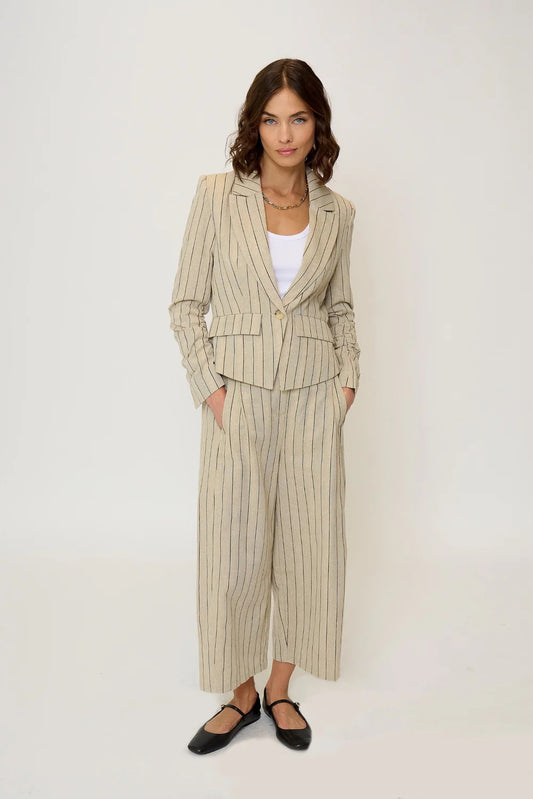 Rose Dickey Blazer in Khaki