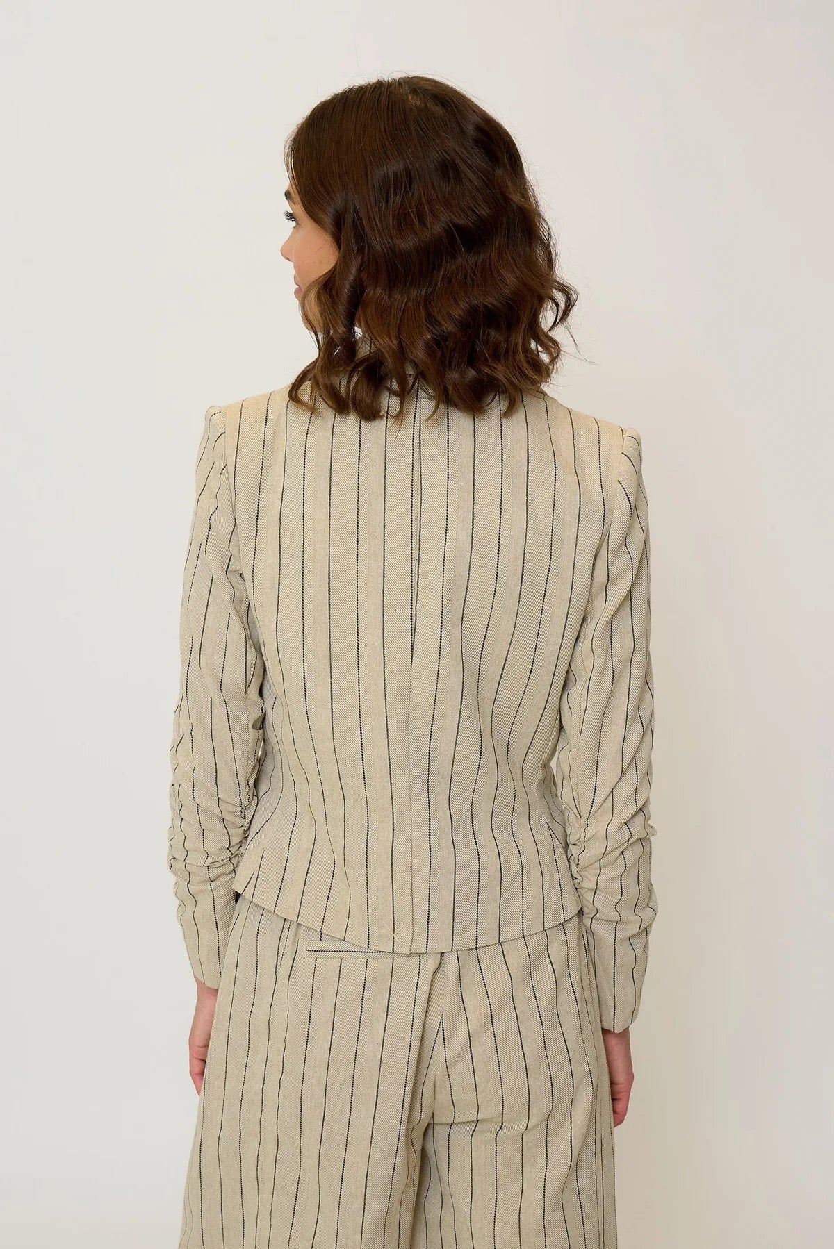 Rose Dickey Blazer in Khaki