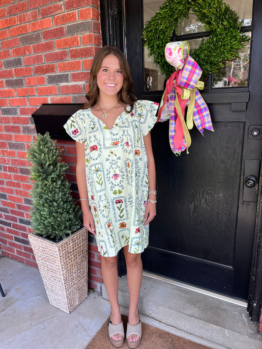 Eloise Dress Mint Stamp