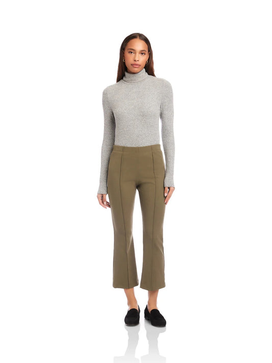 Light Olive Sigourney Pintuck Pants