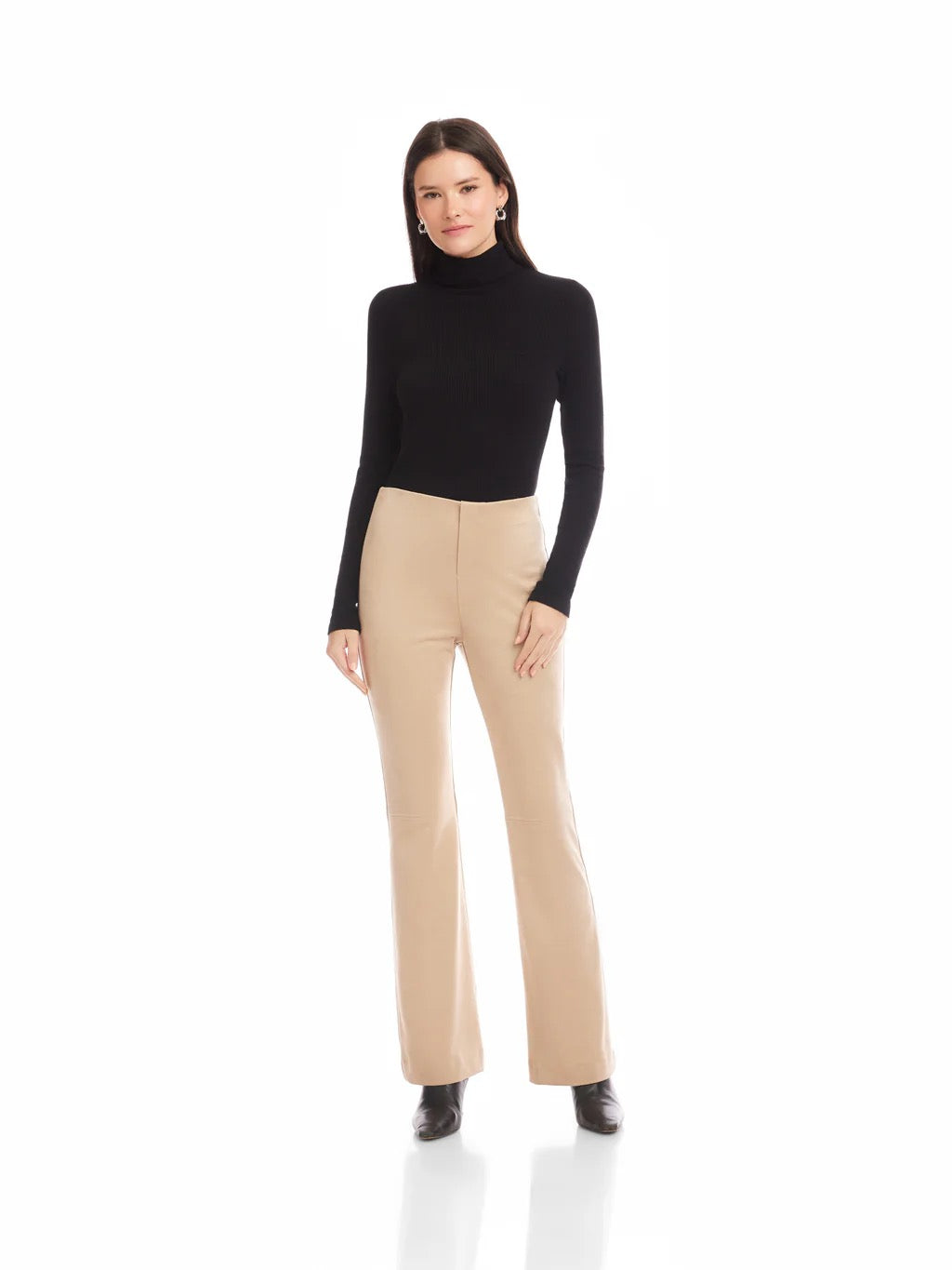 Molly Bootcut Pants in Almond