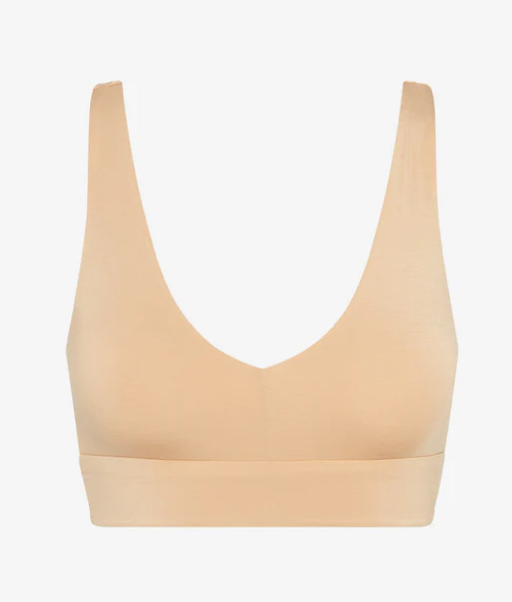 Butter Comfy Bralette in Beige