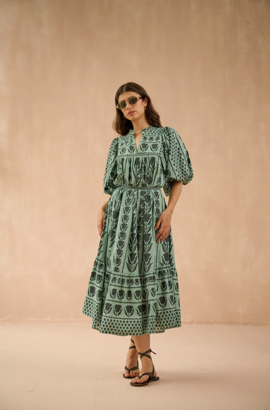 Wren Midi in Reya Willow