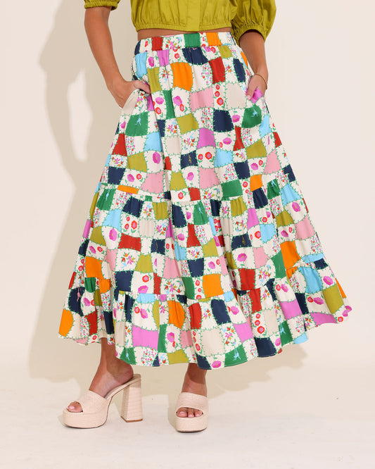 Amanda Skirt in Al Fresco