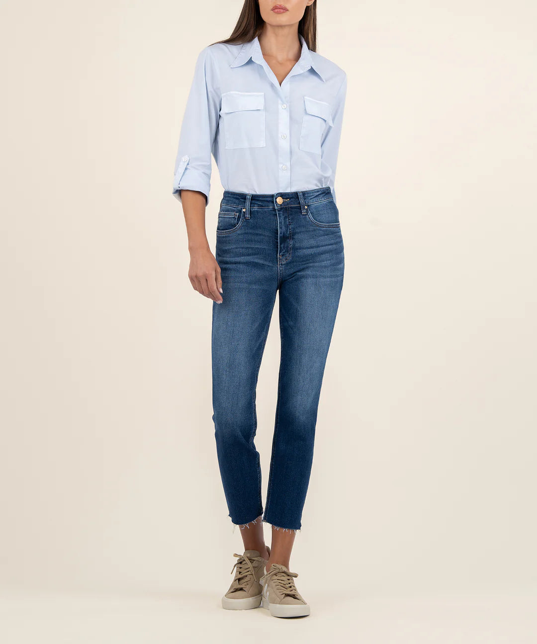 Rachael High Rise Fab Ab in Darkstone