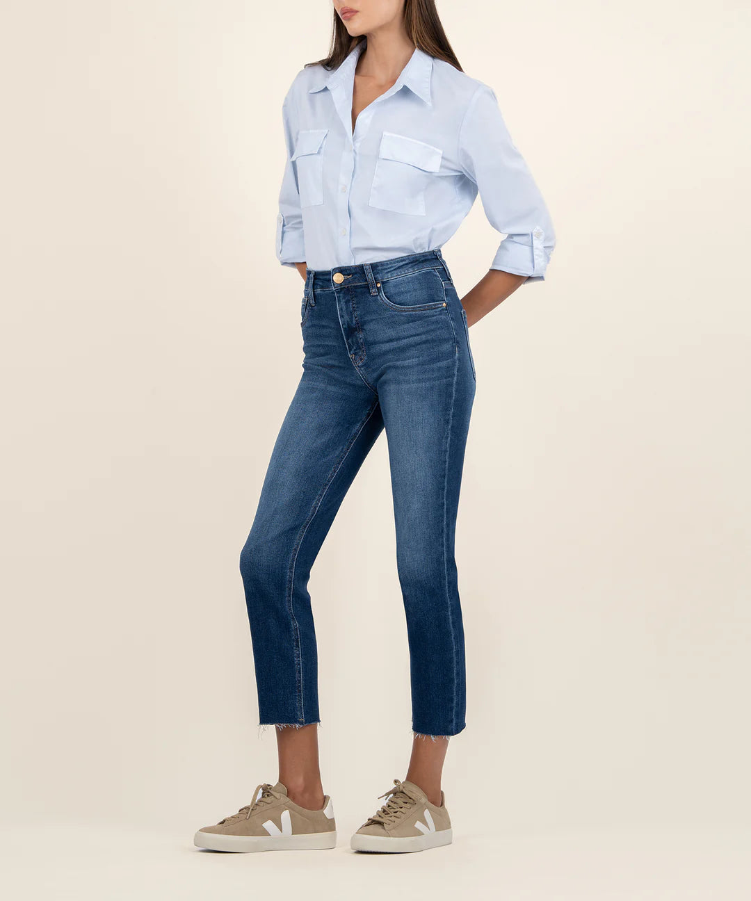 Rachael High Rise Fab Ab in Darkstone